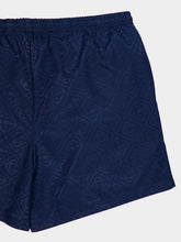 Casablanca Navy Monogram Jacquard Swim Shorts