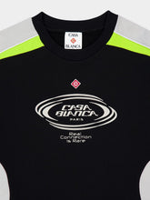 Casablanca Black Colourblock Logo Sweatshirt
