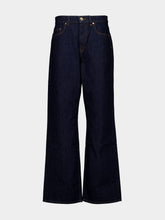Casablanca Indigo Baggy Cotton Denim Jeans