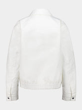 Casablanca White Zipped Cotton Jacket
