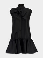 Zimmermann Black Hypnotic Bow Mini Dress