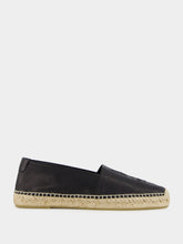 Saint Laurent Cassandre Leather Espadrilles