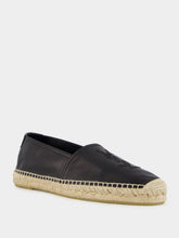 Saint Laurent Cassandre Leather Espadrilles
