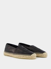 Saint Laurent Cassandre Leather Espadrilles