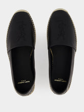 Saint Laurent Cassandre Leather Espadrilles