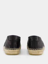 Saint Laurent Cassandre Leather Espadrilles