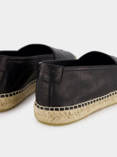 Saint Laurent Cassandre Leather Espadrilles