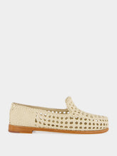 Dragon Diffusion Off-White Dolly Leather Mocassins