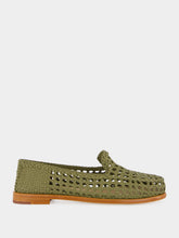 Dragon Diffusion Olive Dolly Leather Mocassins