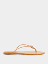 Dragon Diffusion Off-White Flat Rope Leather Sandals