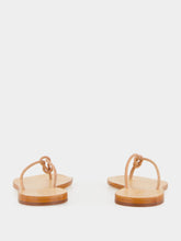 Dragon Diffusion Off-White Flat Rope Leather Sandals