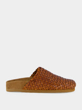 Dragon Diffusion Tan Footbed Leather Mules