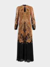 Zimmermann Black Paisley Hypnotic Maxi Dress