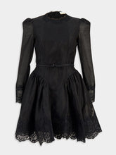 Zimmermann Black Hypnotic Lace Mini Dress