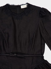 Zimmermann Black Hypnotic Lace Mini Dress