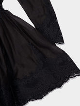 Zimmermann Black Hypnotic Lace Mini Dress