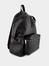 City Matte Leather Backpack