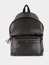 Saint Laurent City Backpack with Removable Tassels in Black Calfskin
