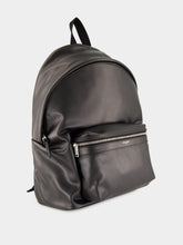 Saint Laurent City Backpack with Removable Tassels in Black Calfskin