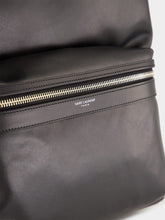 Saint Laurent City Backpack with Removable Tassels in Black Calfskin