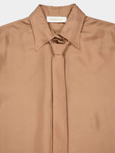 Zimmermann Biscuit Relaxed Tie Shirt
