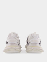 Balenciaga White Track Signature Logo Sneakers