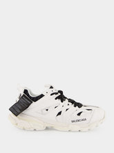 Balenciaga White and Black Track Shirt Sneakers