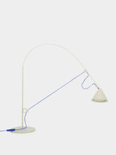 Midgard Silk Grey AYNO S Table Lamp with Ultramarine Cable