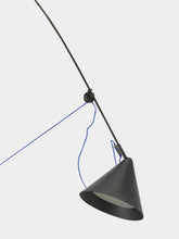 Midgard Black AYNO L Floor Lamp with Ultramarine Cable