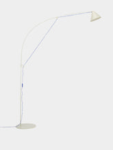 Midgard Silk Grey AYNO L Floor Lamp with Ultramarine Cable