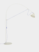 Midgard Silk Grey AYNO L Floor Lamp with Ultramarine Cable