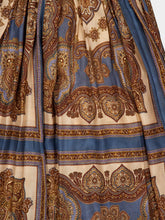 Zimmermann Dark Blue Paisley Mahon Silk Maxi Dress
