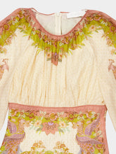 Zimmermann Indra Chartreuse Floral Mini Dress