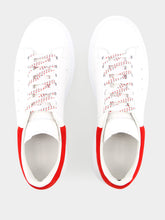 Alexander McQueen Oversized Red Leather Sneakers