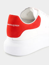 Alexander McQueen Oversized Red Leather Sneakers