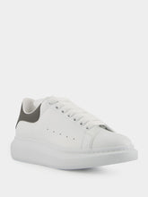 Alexander McQueen White and Cool Grey Oversized Sneaker