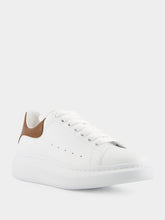 Alexander McQueen Off-White and Brown Oversized Sneakers