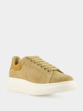 Alexander McQueen Dark Caramel Oversized Suede Sneaker