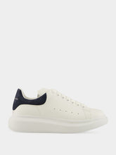 Alexander McQueen White and Blue Oversized New Tech Sneakers