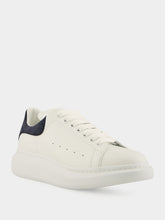 Alexander McQueen White and Blue Oversized New Tech Sneakers