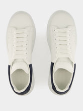 Alexander McQueen White and Blue Oversized New Tech Sneakers