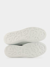 Alexander McQueen White and Blue Oversized New Tech Sneakers