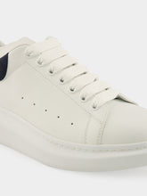 Alexander McQueen White and Blue Oversized New Tech Sneakers