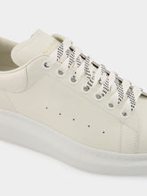 Alexander McQueen White Oversized Sneakers New Tech Calf Leather