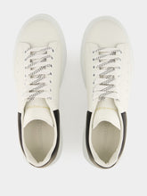McQueen White and Black Oversized Sneakers New Tech Calf Leather