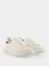 Alexander McQueen White Oversized Zebra Heel Sneakers