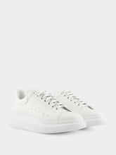 Alexander McQueen White Oversized Leather Sneaker