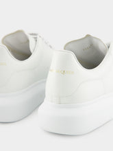 Alexander McQueen White Oversized Leather Sneaker