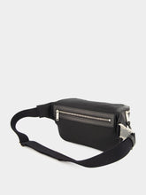 Saint Laurent Black Canvas Belt Bag