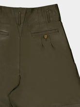 Zimmermann Olive Hypnotic Leather Tailored Pants